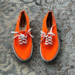 Levi’s Canvas Sneakers Neon Orange 7